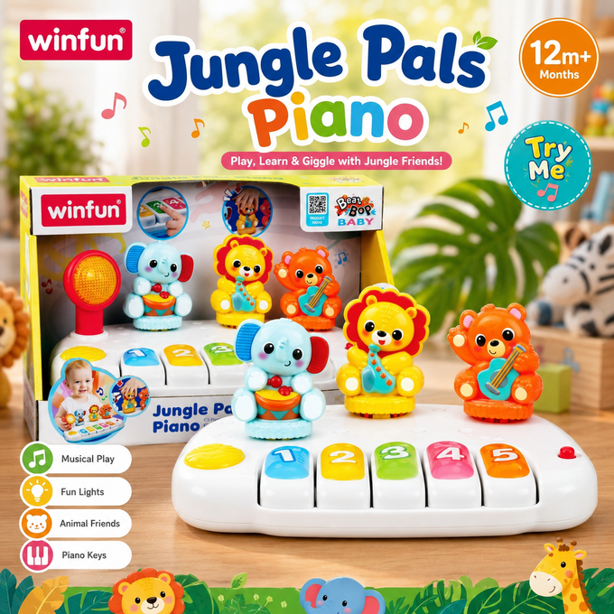 Winfun Jungle Pals Piano